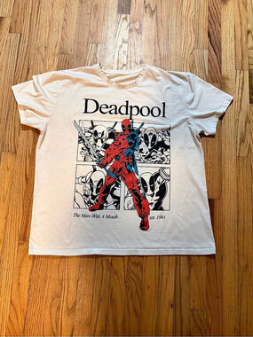 Marvel Deadpool The Merc with a Mouth Est. 1991 Graphic T-Shirt Graphic Tee